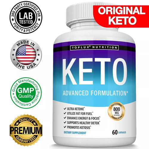 Keto Diet Pills - Featured on Shark Tank - Best Weight Loss Supplements - Fat Burn& Carb Blocker