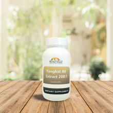 Load image into Gallery viewer, Tongkat Ali 200:1 Root Extract Powder Capsules 500 mg