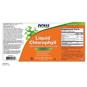 Liquid Chlorophyll - 16 oz FRESH,