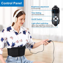 Load image into Gallery viewer, 30W 660nm 850nm Near Infrared Red Light Therapy Waist Wrap Pad Belt Pain Relief - Personal Health Shop