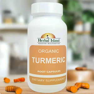 Organic Turmeric Root Powder & Peppercorn Capsules herbal-islandstoreherbal-islandstore