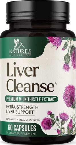 Liver Cleanse Detox Supplement – 1166mg Extra Strength | 60 or 120 Capsules
Premium Liver Support with 22 Plant-Based Ingredients – Non-GMO, Vegan, All-Natural
