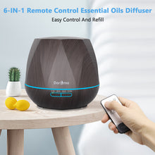 Load image into Gallery viewer, 550ml Essential Oil Diffuser,5 In 1 Aromatherapy Ultrasonic Cool Mist Humidifier