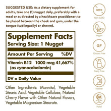 Load image into Gallery viewer, Vegan Vitamin B12 capsules gogreendistributionplus