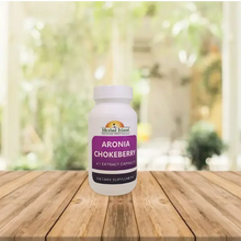 Load image into Gallery viewer, Bottle of Aronia Berry 4:1 Extract Capsules – antioxidant-rich supplement for immune support and heart health