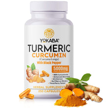 Load image into Gallery viewer, Tumeric Curcumin with Black Pepper 5000mg Herbal Supplement