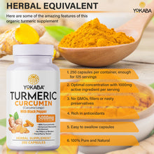 Load image into Gallery viewer, Tumeric Curcumin with Black Pepper 5000mg Herbal Supplement
