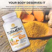 Load image into Gallery viewer, Tumeric Curcumin with Black Pepper 5000mg Herbal Supplement