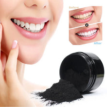 Load image into Gallery viewer, Activated Charcoal Teeth Whitening Powder - Organic &amp; Natural Black Toothpaste