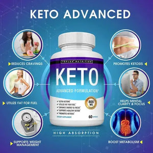 Keto Diet Pills - Featured on Shark Tank - Best Weight Loss Supplements - Fat Burn& Carb Blocker Personal Health Shop