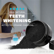 Load image into Gallery viewer, Charcoal Whitening Powder with Eco-Friendly Bamboo Toothbrush Dual-Action Flossers