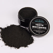 Load image into Gallery viewer, Charcoal Whitening Powder with Eco-Friendly Bamboo Toothbrush Dual-Action Flossers