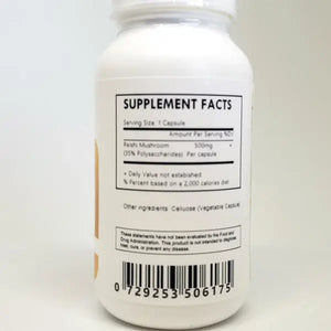 Organic Reishi Mushroom Extract 10:1 Capsules Personal Health Shop