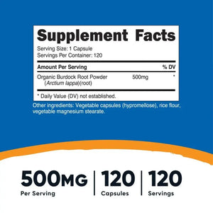 Burdock Root Capsules