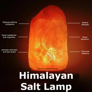 Natural Himalayan Salt Lamp Air Purifier 2lbs tallbootsplanettallbootsplanet