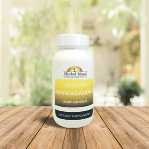Organic Ashwagandha Root Powder Capsules 400mg 