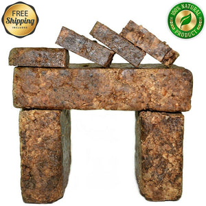 2 oz Natural Pure Raw African Black Soap, Organic, Unrefined GHANA west Africa