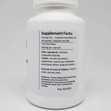 Load image into Gallery viewer, Organic Irish Sea Moss Capsules Personal Health Shop