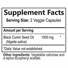 Load image into Gallery viewer, Black Seed Oil Capsules Highest Potency Black Cumin 1000mg - 60 softgels Personal Health Shop
