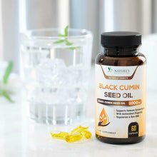 Load image into Gallery viewer, Black Seed Oil Capsules Highest Potency Black Cumin 1000mg - 60 softgels Personal Health Shop