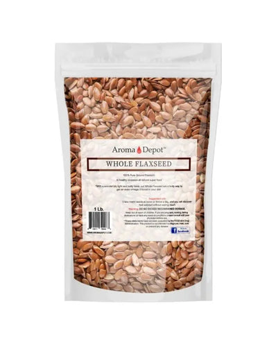 Brown Flax Seeds for Face Mask & Gel - 1 lb. Omega-3 