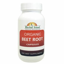 Load image into Gallery viewer, Organic Beet Root Powder Capsules - 500mg Each - Beta vulgaris - Various Sizes herbal-islandstore