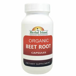 Organic Beet Root Powder Capsules - 500mg Each - Beta vulgaris - Various Sizes herbal-islandstore