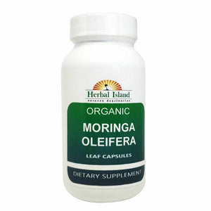 Organic Moringa Oleifera Capsules 500mg - Pure & Natural Superfood | Free Shipping