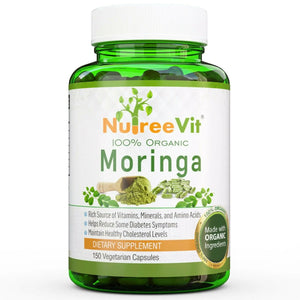 Pure Organic Moringa Vegetable Capsules Personal Health Shop