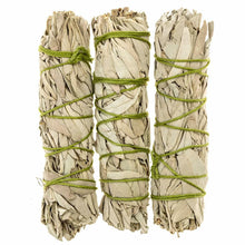Load image into Gallery viewer, 3 Palo Santo Wood &amp; 3 White Sage Smudge Sticks lovelustbox